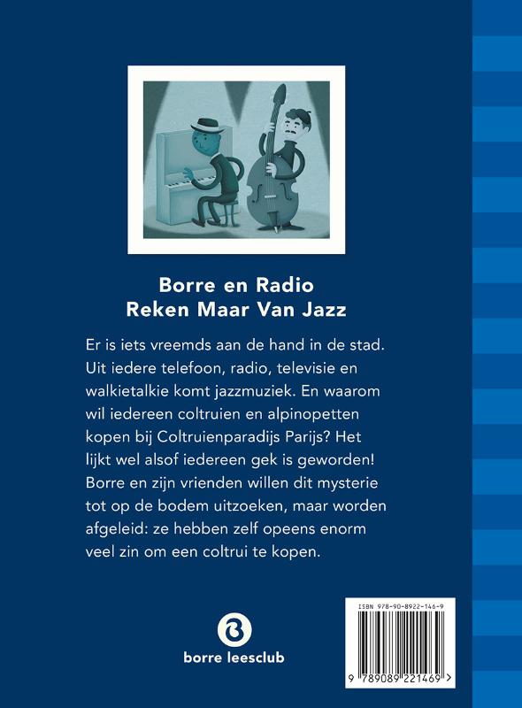Borre en Radio Reken Maar Van Jazz / De Gestreepte Boekjes achterkant