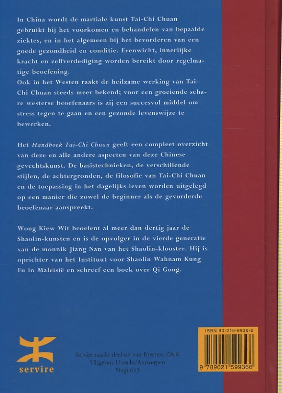 HANDBOEK TAI CHI CHUAN HANDBOEK TAI CHI CHUAN achterkant