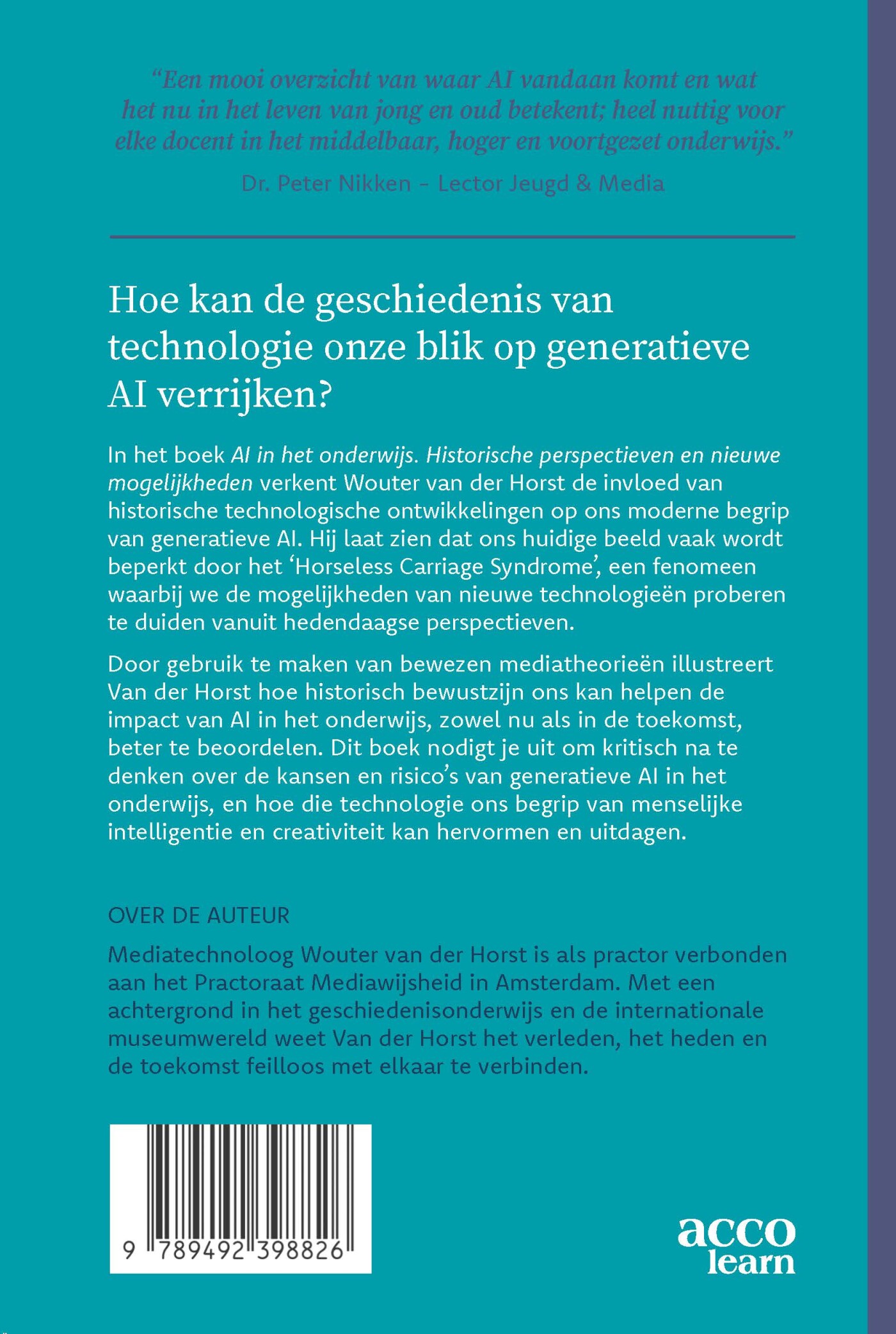 AI in het onderwijs achterkant
