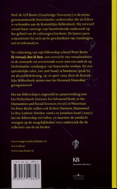 Ik vertaal, dus ik ben achterkant