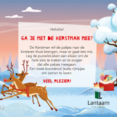 Puzzelslee - Kerstmis achterkant