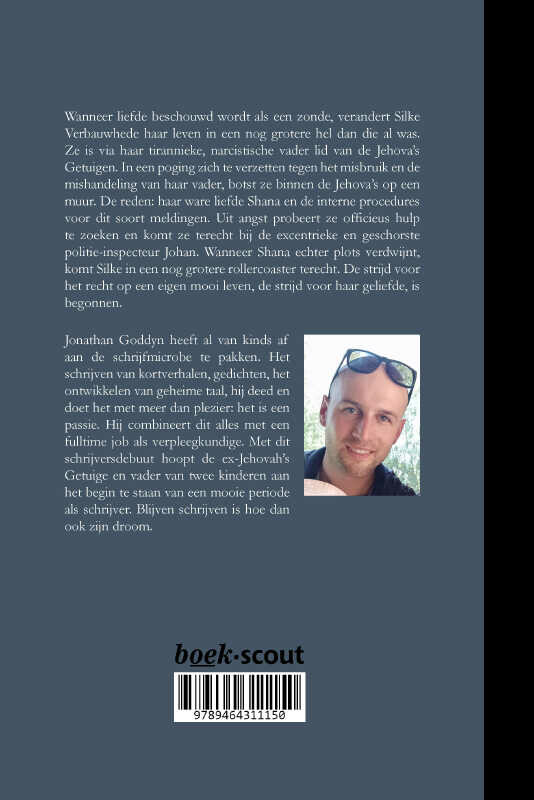 Zwart licht, witte schaduw achterkant