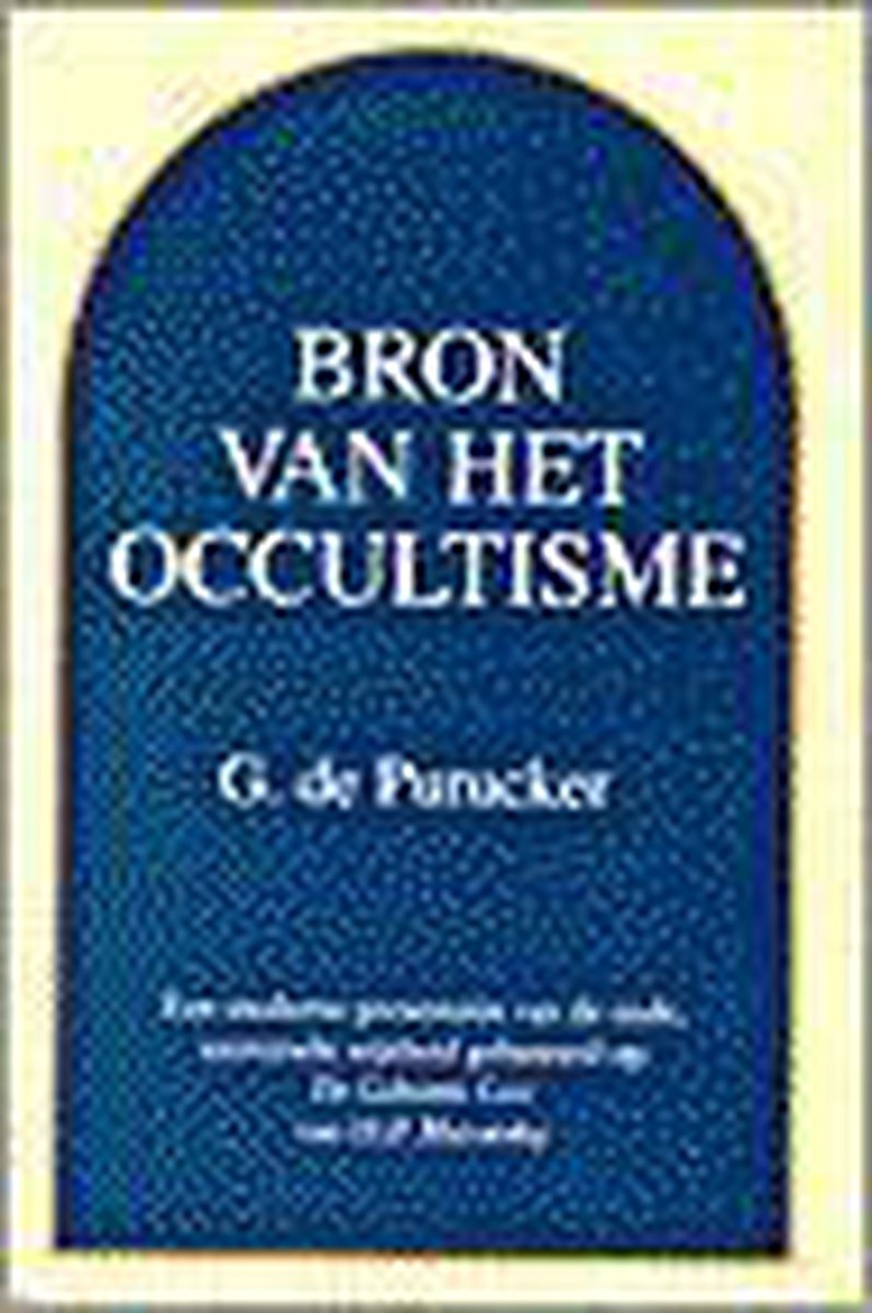 BRON VAN HET OCCULTISME