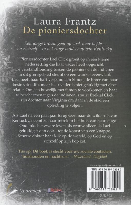 De pioniersdochter achterkant