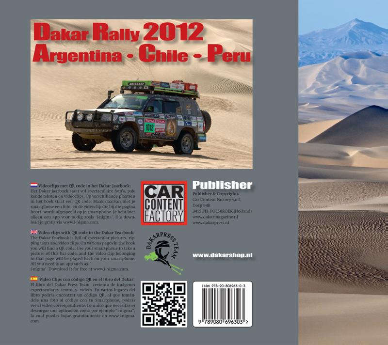 Le Dakar 2012 achterkant