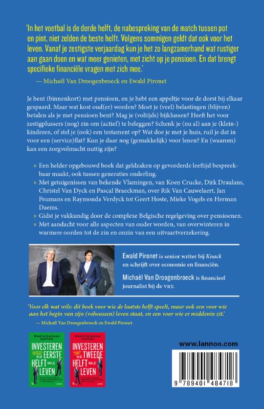 Investeren in de derde helft van je leven achterkant