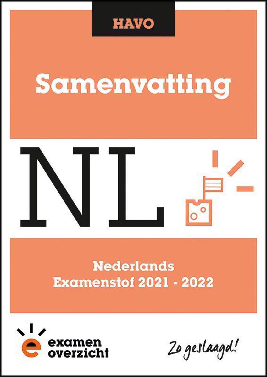 boekenbalie_9789493237827_cover ExamenOverzicht - Samenvatting Nederlands HAVO