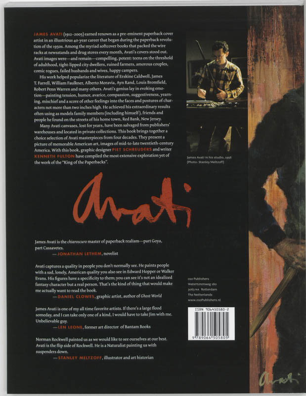 The Paperback Art of James Atavi achterkant