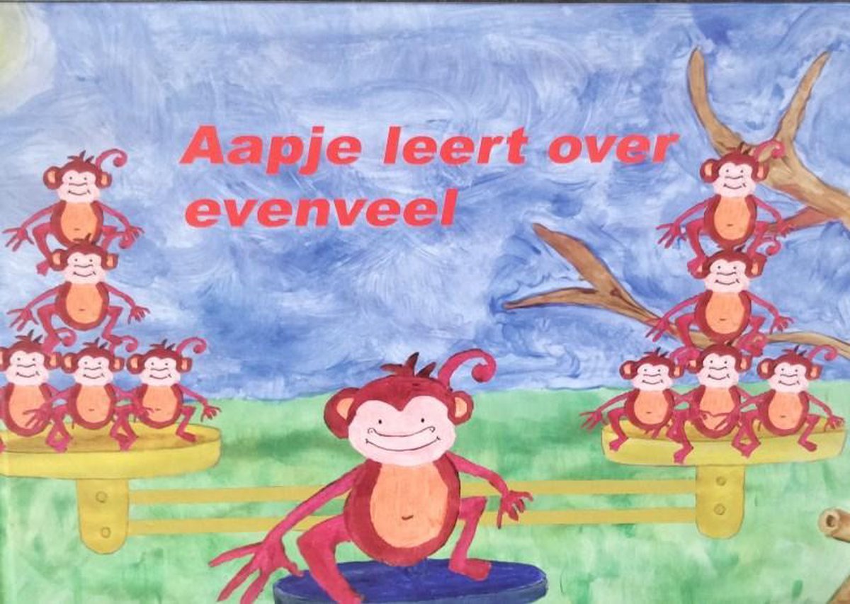 Aapje leert over evenveel