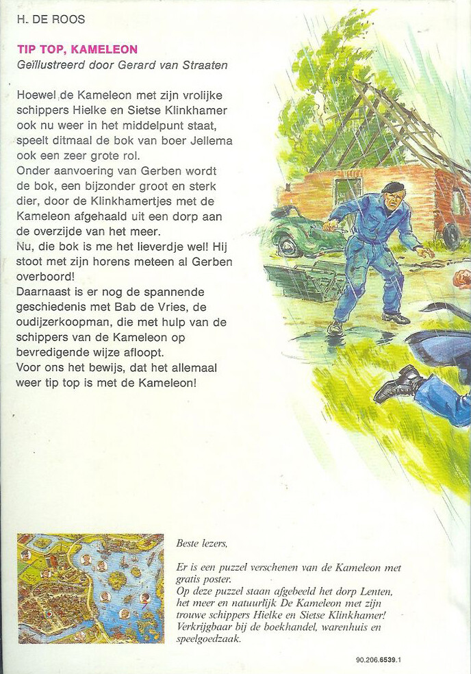 Tip top, Kameleon! / Kameleonboeken achterkant
