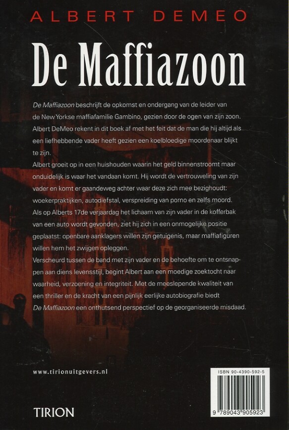 De maffiazoon achterkant