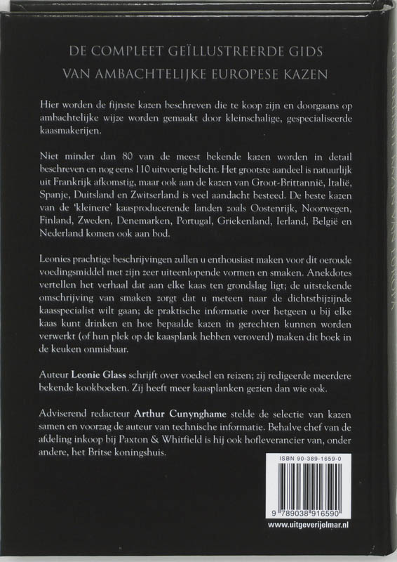 Handboek voor de lekkerste kazen vn Handboek voor de lekkerste kazen vn achterkant