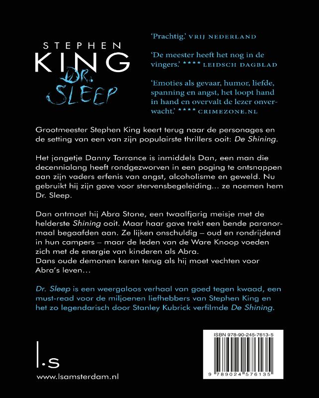 Dr. Sleep achterkant