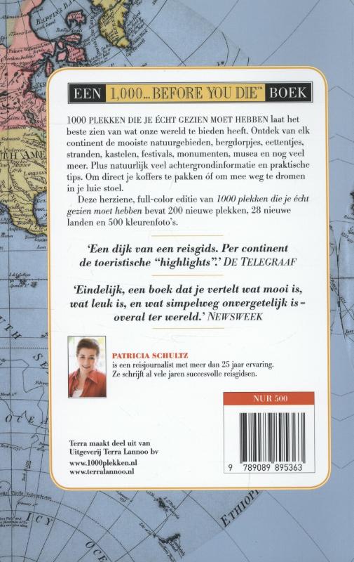 1000 Plekken die je echt gezien moet hebben 1000 plekken die je echt gezien moet hebben achterkant