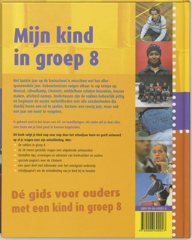 Mijn Kind In Groep 8 achterkant