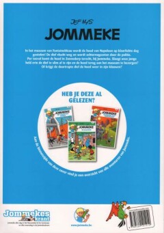 De hoed van Napoleon / Jommeke / 61 achterkant