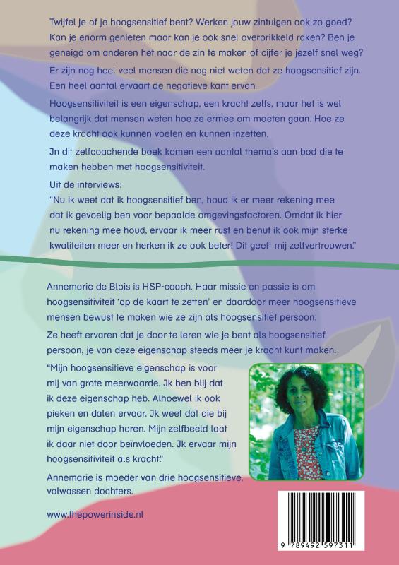 Wie ben ik als hoogsensitief persoon? achterkant