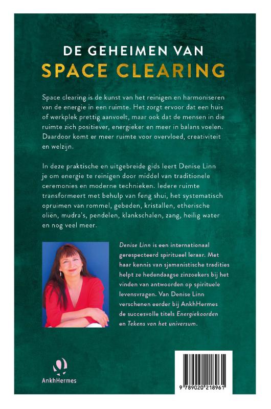 De geheimen van space clearing achterkant