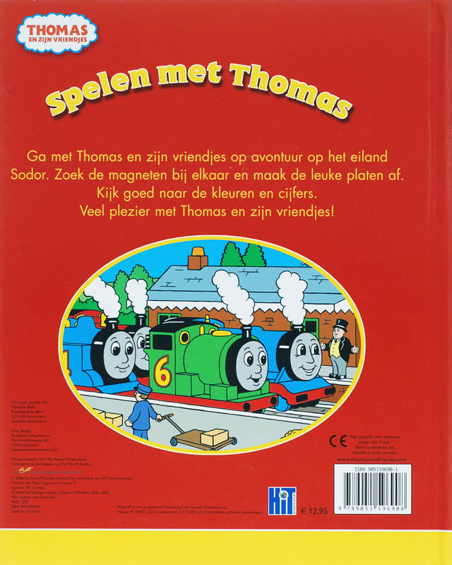 Thomas de stoomlocomotief / Spelen met Thomas / Thomas de Stoomlocomotief achterkant