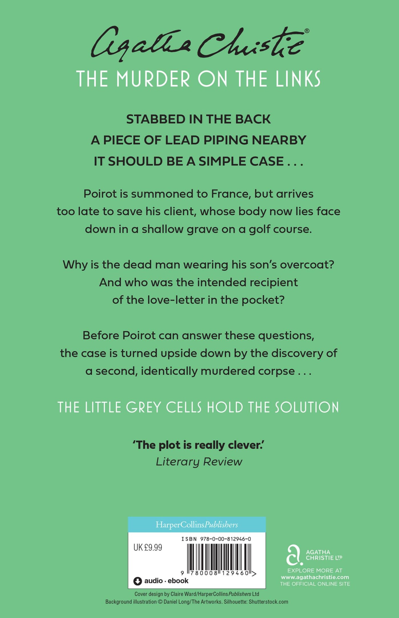 The Murder on the Links / Hercule Poirot / 2 achterkant