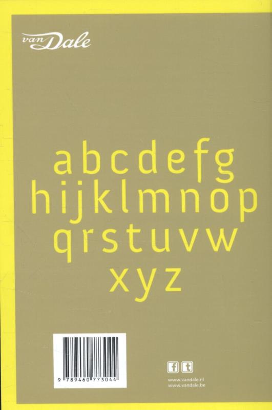Van Dale Pocketwoordenboek Duits-Nederlands / Van Dale achterkant