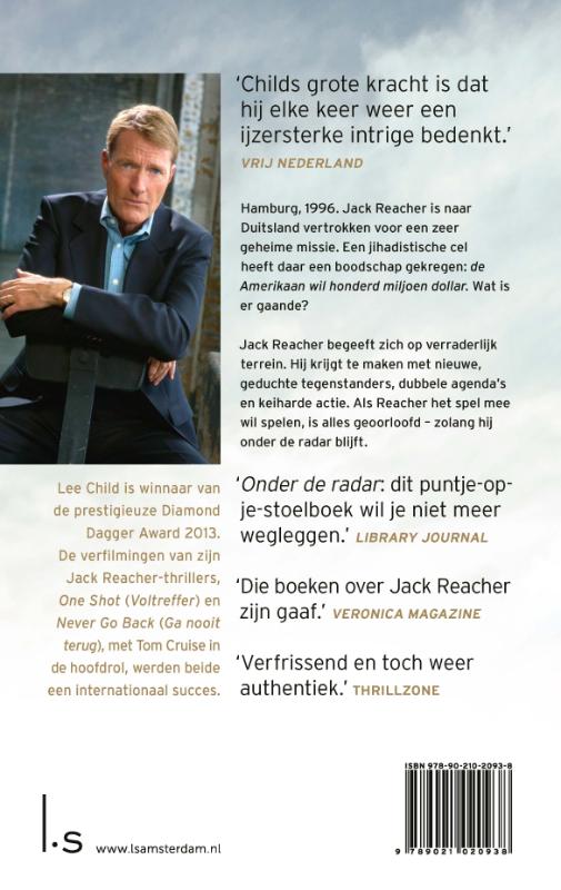 Onder de radar / Jack Reacher / 21 achterkant