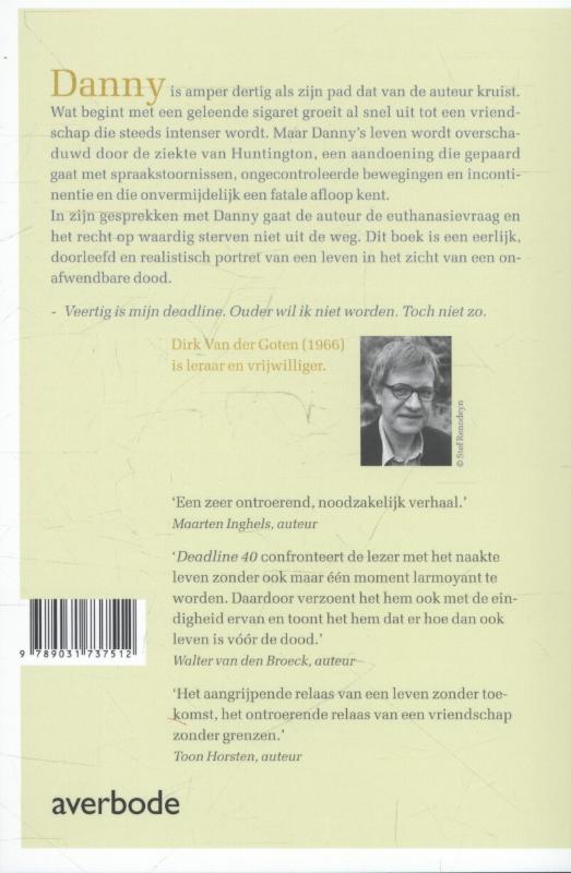 Deadline 40 achterkant