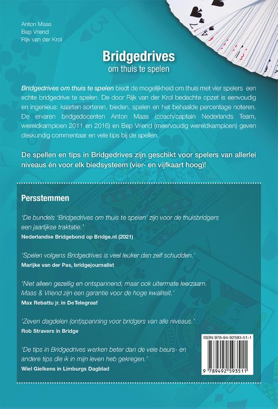 Bridgedrives om thuis te spelen achterkant