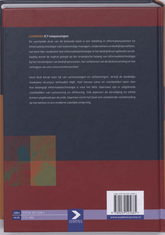 Leerboek ICT-toepassingen Leerboek ICT-toepassingen achterkant