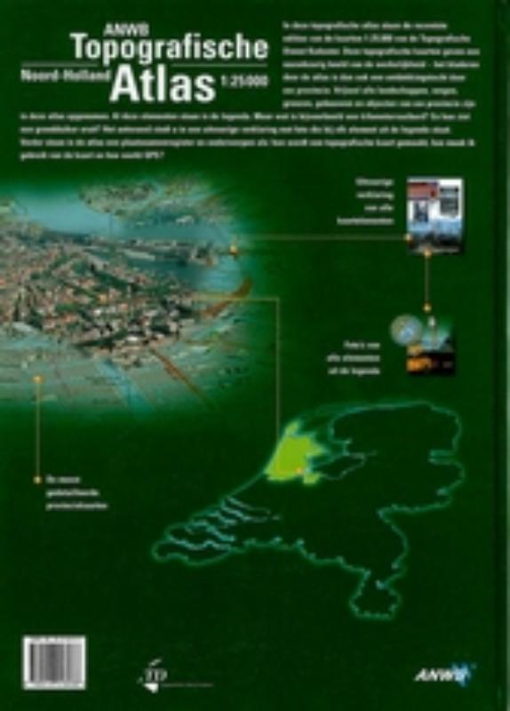 Noord-Holland / ANWB topografische kaart achterkant