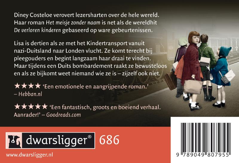 Het meisje zonder naam / Dwarsligger / 686 achterkant