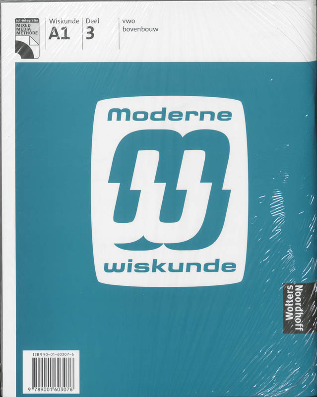 Moderne wiskunde Vwo A1 3 Helpdesk achterkant