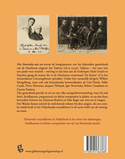 Met Strawinsky aan zee Met Strawinsky aan zee achterkant