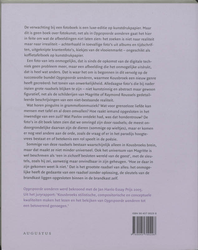 Verborgen verwantschappen Verborgen verwantschappen achterkant