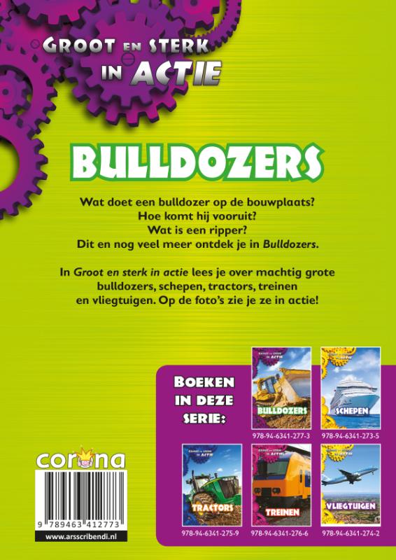 Bulldozers / Groot en sterk in actie achterkant
