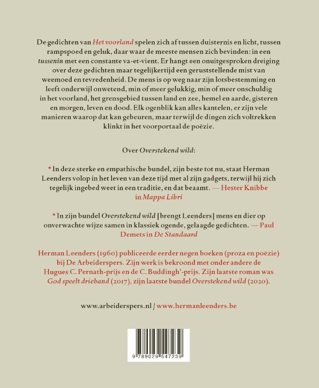 Het voorland achterkant