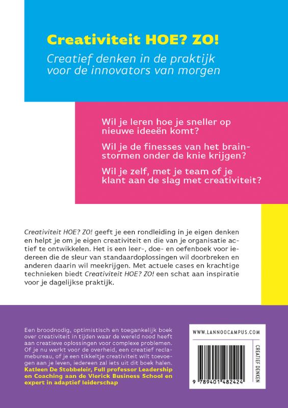 Creativiteit. Hoe? Zo! achterkant