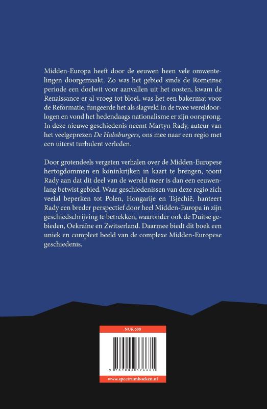 De koninkrijken van Midden-Europa achterkant