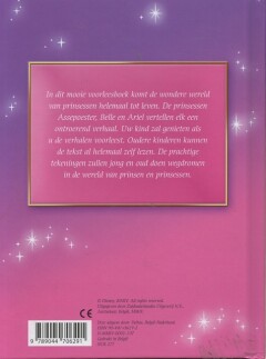 Disney wondere verhalen Prinsessen achterkant