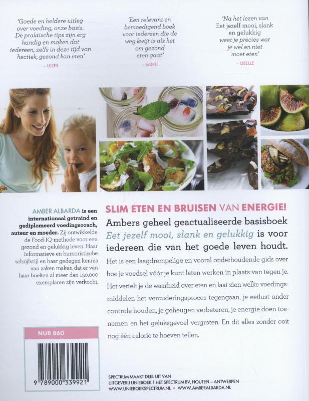 Eet jezelf mooi, slank & gelukkig Eet jezelf mooi, slank & gelukkig achterkant