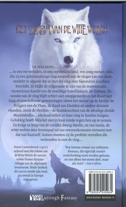 De ring / Het geheim van de witte wolvin / 1 achterkant