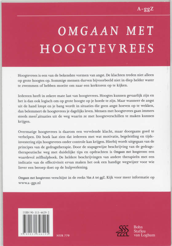 Omgaan met hoogtevrees / Van A tot ggZ achterkant