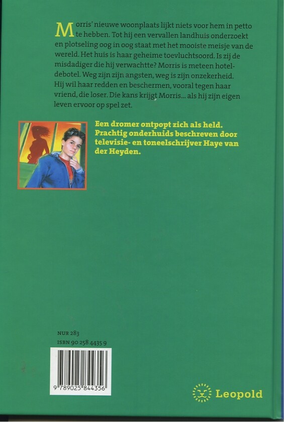 Morris in vuur en vlam achterkant