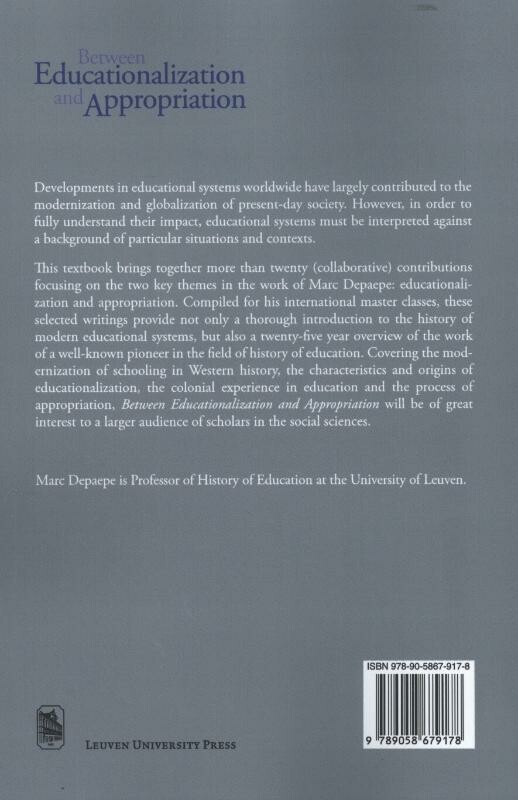 Between educationalization and appropriation achterkant