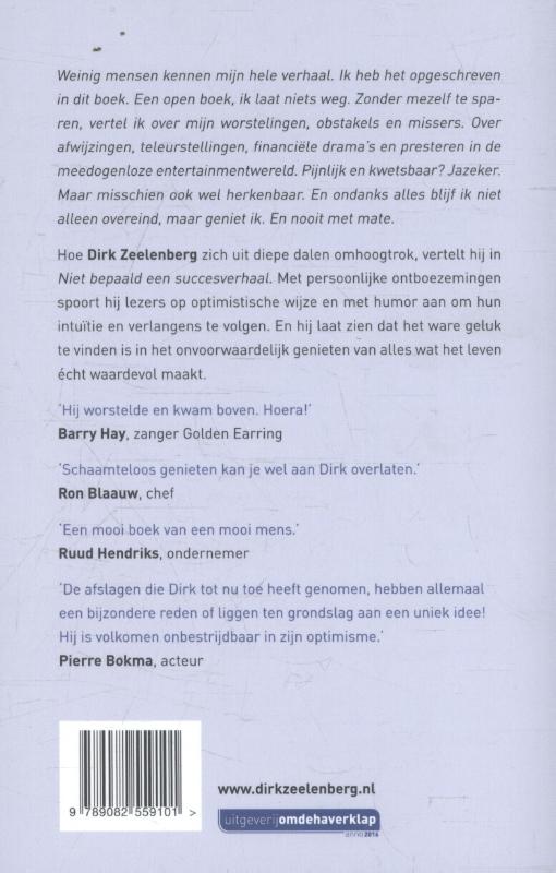 Niet bepaald een succesverhaal Niet bepaald een succesverhaal achterkant