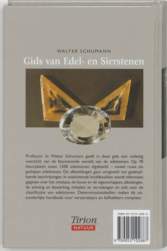 Gids van edel- en sierstenen achterkant