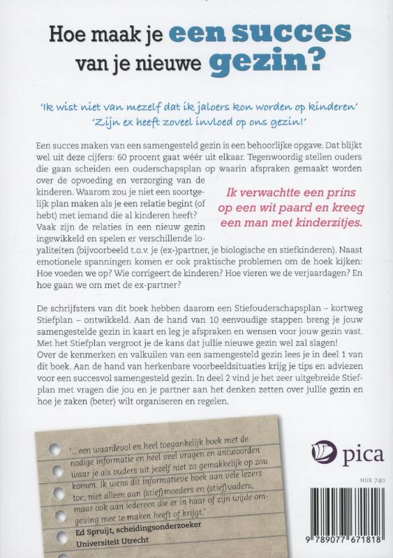 Hoe maak je een succes van je nieuwe gezin? Hoe maak je een succes van je nieuwe gezin? achterkant