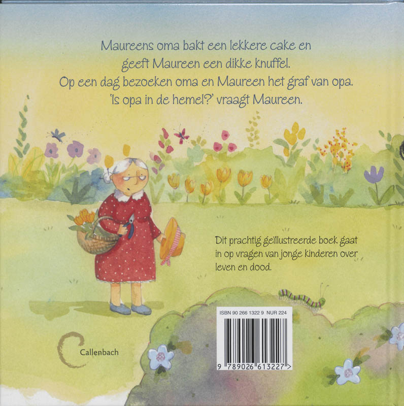 Is opa in de hemel? achterkant