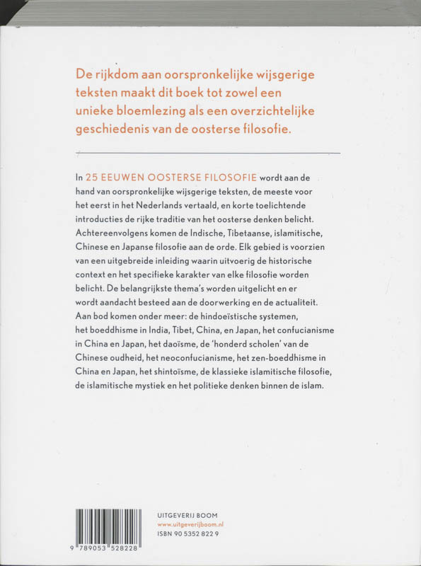 25 eeuwen oosterse filosofie 25 eeuwen oosterse filosofie achterkant