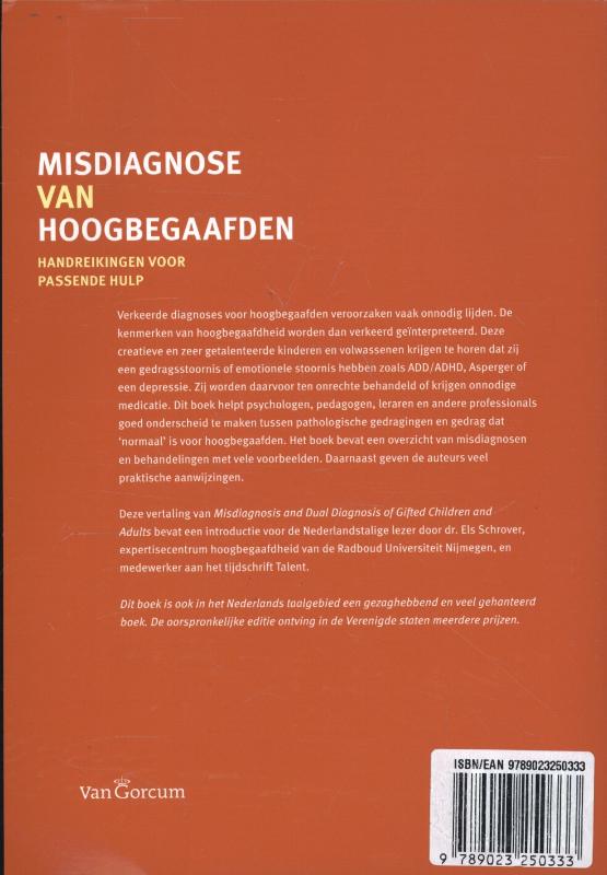 Misdiagnose van hoogbegaafden achterkant